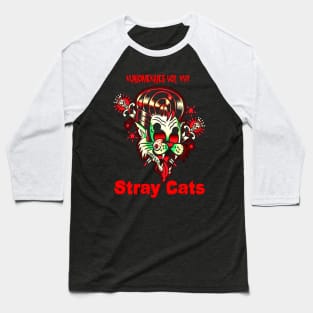 red haloween stray band art Baseball T-Shirt